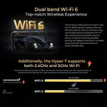 HOTWAV Hyper 7 Telemóvel Resistente, 8GB+256GB, 10800mAh, 6,6 polegadas Android 14 MediaTek Dimensity 7050 5G, Rede: 5G, OTG, NFC