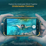 À prova de água IP68/IP69K, à prova de pó e choque, reconhecimento facial, bateria de 4000mAh, ecrã de 5.0 polegadas, Android 9.0 MTK6580A/W Quad Core até 1.3GHz, rede: 3G, Armor X6 2GB+16GB