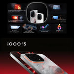 vivo iQOO 15, 16GB+1TB, 6,85 polegadas Android 16 OriginOS 6 Snapdragon 8 Elite Gen 5 Octa Core, OTG, NFC, Rede: 5G, Suporte Google Play, 16GB+1TB
