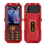 Impermeável, resistente a choques e poeiras, bateria de 16800mAh, 2,4 polegadas, 21 teclas, Bluetooth, lanterna LED, FM, SOS, Dual SIM, rede: 2G, Q8 2G