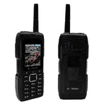 Impermeável, resistente a choques e poeiras, bateria de 2400mAh, 2,2 polegadas, 21 teclas, lanterna LED, FM, Quad SIM, com antena