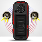 Resistente a poeiras e choques, MTK6261DA, bateria de 2400mAh, 2,4 polegadas, Dual SIM