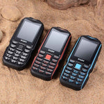 Resistente a poeiras e choques, MTK6261DA, bateria de 2400mAh, 2,4 polegadas, Dual SIM