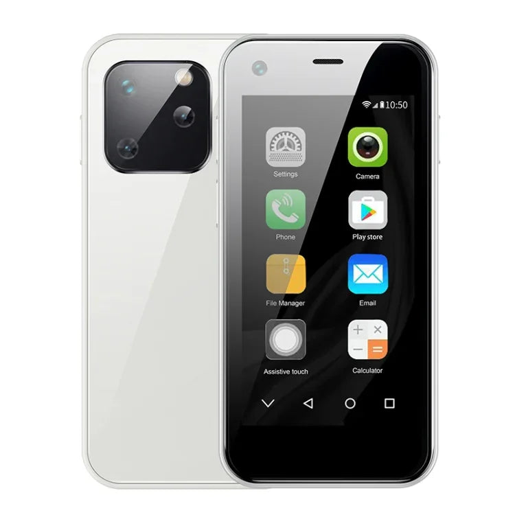 Android 2.5 polegadas MTK6580 Quad Core até 1.3GHz, Bluetooth, WiFi, FM, Rede: 3G, Dual SIM, XS13