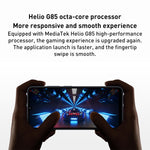 Bateria de 5000mAh, Identificação Facial e por Impressão Digital, Ecrã de 6.71 polegadas MIUI 13 MediaTek Helio G85 Octa Core até 2.0GHz, Rede: 4G, Dual SIM, Sem Suporte Google Play, 4GB+128GB