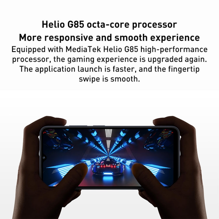 Bateria de 5000mAh, Identificação Facial e por Impressão Digital, Ecrã de 6.71 polegadas MIUI 13 MediaTek Helio G85 Octa Core até 2.0GHz, Rede: 4G, Dual SIM, Sem Suporte Google Play, 4GB+128GB