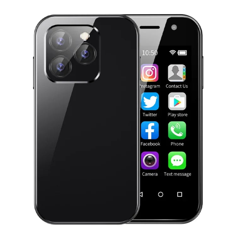 Reconhecimento facial, 3,0 polegadas Android 9.0 MTK6739CW Quad Core até 1,28GHz, OTG, Rede: 4G, Dual SIM, Suporta Google Play, 3GB+32GB