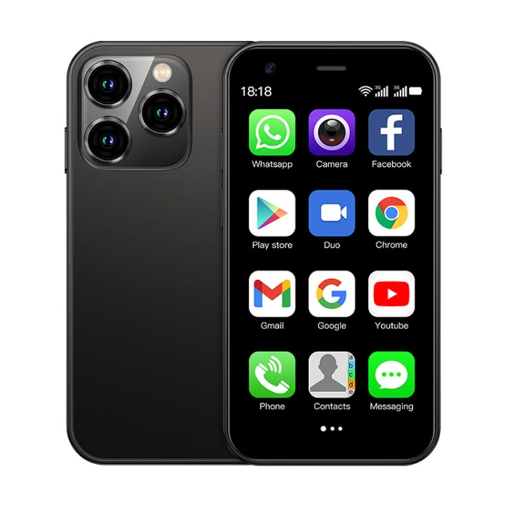 3,0 polegadas Android 8.1 MTK6580 Quad Core até 1,3GHz, Bluetooth, WiFi, GPS, Rede: 3G, Dual SIM, SOYES XS15