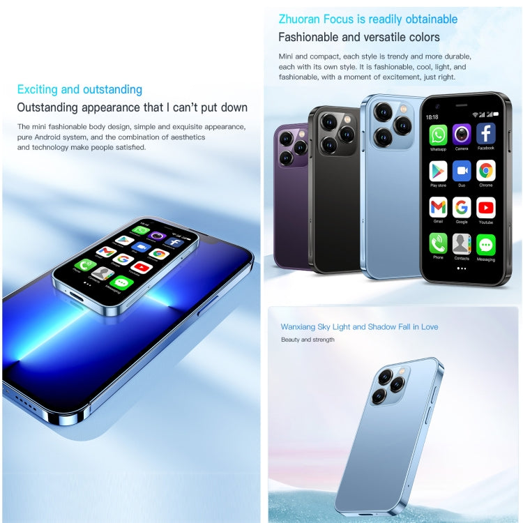 3,0 polegadas Android 8.1 MTK6580 Quad Core até 1,3GHz, Bluetooth, WiFi, GPS, Rede: 3G, Dual SIM, SOYES XS15