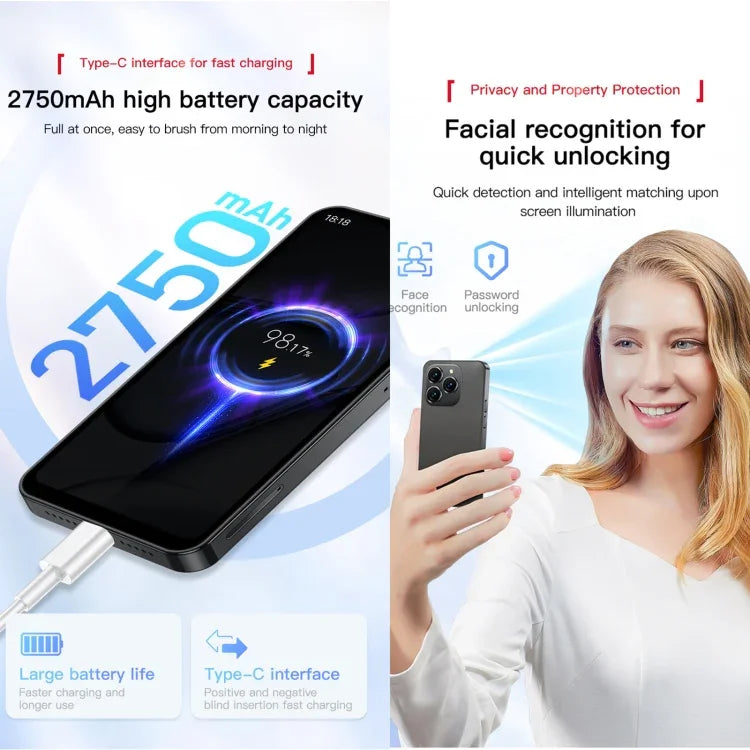 SOYES XS18 Pro Max, 2GB+16GB, Face ID, 4,3 polegadas Android 8.1 MTK6737A Quad Core, Rede: 4G, OTG, Dual SIM, XS18 Pro Max