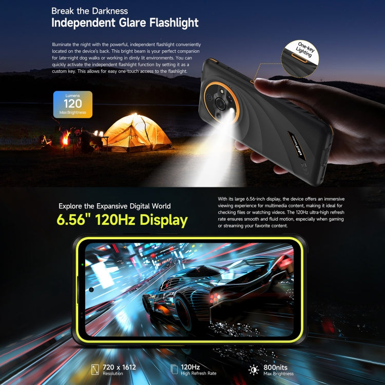 Ulefone Armor X31 Pro 5G, 8GB+256GB, Visão Noturna, Telemóvel Resistente IP68/IP69K, 6,56 polegadas Android 14 MediaTek Dimensity 6300 Octa Core, Rede: 5G, NFC, OTG, Armor X31 Pro