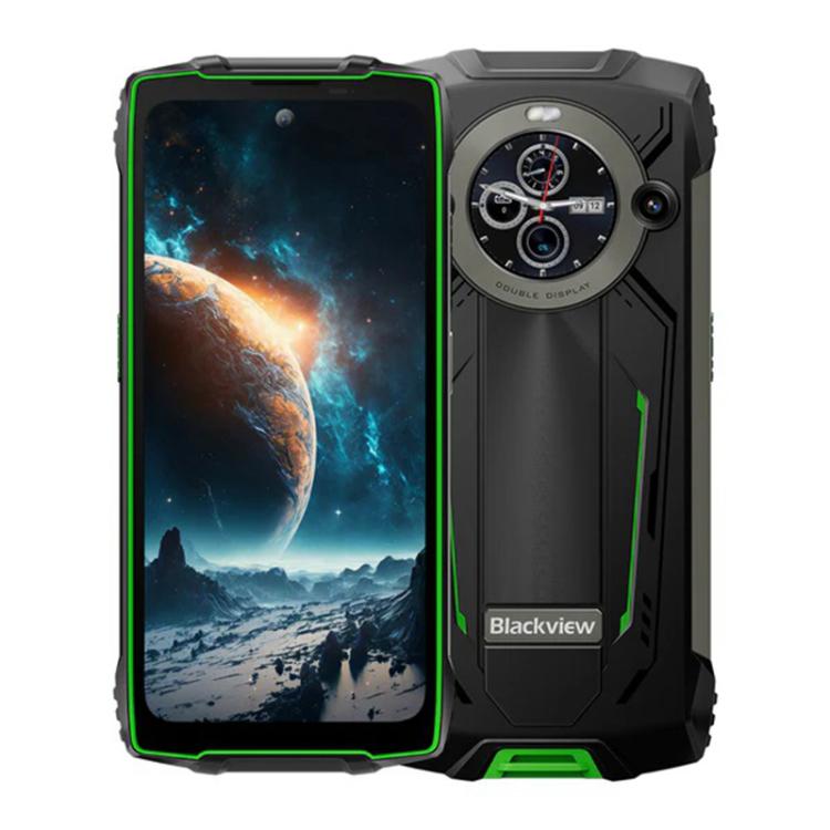 Blackview BV8200 Telemóvel Resistente, 12GB+256GB, 6,5 polegadas + 1,3 polegadas Android 14 MediaTek Helio G100 MT8781, Rede: 4G, NFC