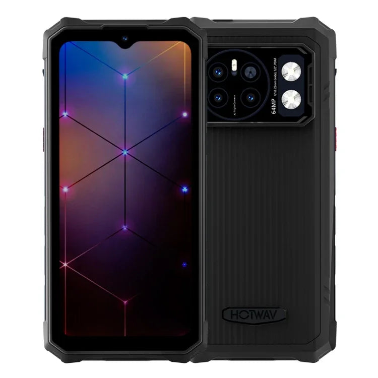 HOTWAV CYBER 13, Telemóvel Resistente IP68/IP69K, 8GB+128GB, 10800mAh, 6,6 polegadas Android 14.0 Unisoc T606 Octa Core, Rede: 4G, NFC, OTG