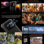 HOTWAV CYBER 13, Telemóvel Resistente IP68/IP69K, 8GB+128GB, 10800mAh, 6,6 polegadas Android 14.0 Unisoc T606 Octa Core, Rede: 4G, NFC, OTG