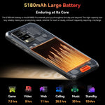 Blackview BV4800 Pro, 4GB+128GB, IP68/IP69K/MIL-STD-810H, 6,56 polegadas Android 14 Unisoc T606 Octa Core, Rede: 4G, OTG