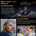 Blackview BV4800 Pro, 4GB+128GB, IP68/IP69K/MIL-STD-810H, 6,56 polegadas Android 14 Unisoc T606 Octa Core, Rede: 4G, OTG