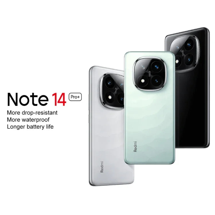 Xiaomi Redmi Note 14 Pro+, 16GB+512GB, 6,67 polegadas Xiaomi HyperOS Snapdragon 7s Gen 3 Octa Core, NFC, Rede: 5G, 16GB+512GB