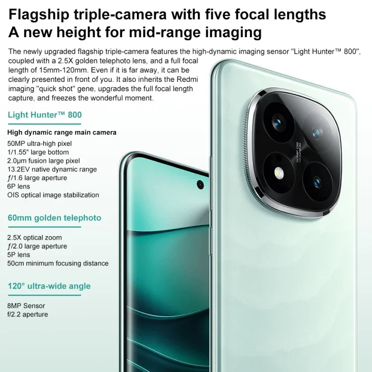 Xiaomi Redmi Note 14 Pro+, 16GB+512GB, 6,67 polegadas Xiaomi HyperOS Snapdragon 7s Gen 3 Octa Core, NFC, Rede: 5G, 16GB+512GB