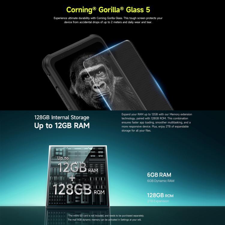 Ulefone Armor X31, 6GB+128GB, Visão Noturna, Telemóvel Resistente IP68/IP69K, 6,56 polegadas Android 14 MediaTek Helio G91 Octa Core, Rede: 4G, NFC, OTG, Armor X31