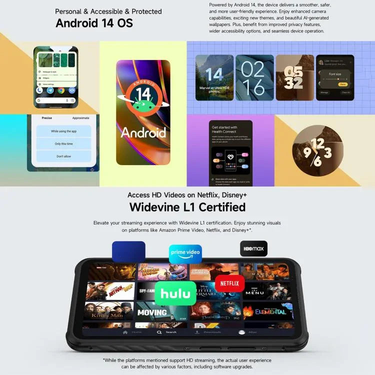 Ulefone Armor X31, 6GB+128GB, Visão Noturna, Telemóvel Resistente IP68/IP69K, 6,56 polegadas Android 14 MediaTek Helio G91 Octa Core, Rede: 4G, NFC, OTG, Armor X31