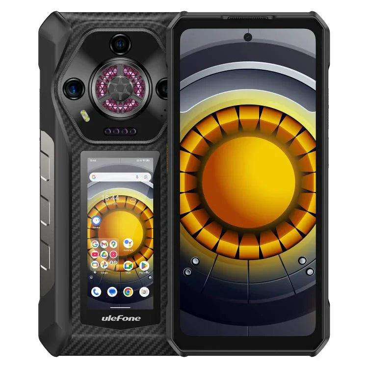 Ulefone Armor 30 Pro Telemóvel Resistente, 16GB+512GB, Visão Noturna, Ecrã Duplo 6,95 polegadas + 3,4 polegadas Android 14 MediaTek Dimensity 7300X Octa Core, Rede: 5G, OTG, NFC, Armor 30 Pro