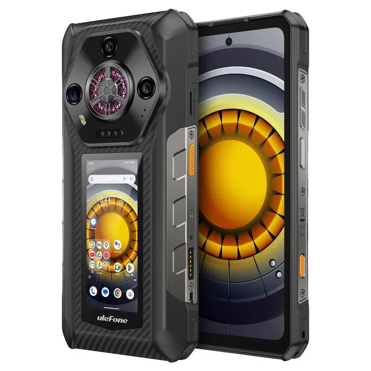 Ulefone Armor 30 Pro Telemóvel Resistente, 16GB+512GB, Visão Noturna, Ecrã Duplo 6,95 polegadas + 3,4 polegadas Android 14 MediaTek Dimensity 7300X Octa Core, Rede: 5G, OTG, NFC, Armor 30 Pro