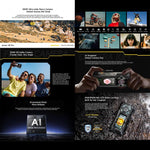 Ulefone Armor 30 Pro Telemóvel Resistente, 16GB+512GB, Visão Noturna, Ecrã Duplo 6,95 polegadas + 3,4 polegadas Android 14 MediaTek Dimensity 7300X Octa Core, Rede: 5G, OTG, NFC, Armor 30 Pro