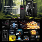 Ulefone Armor X32 Pro 5G, 8GB+256GB, Visão Noturna, Telemóvel Resistente IP68/IP69K, 5,65 polegadas Android 14 MediaTek Dimensity 6300 Octa Core, Rede: 5G, NFC, OTG, Armor X32 Pro 5G