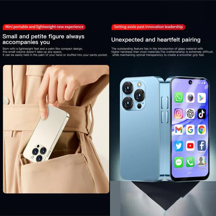SOYES XS19 Pro, 6GB+128GB, 3,8 polegadas Android 12.0 MTK6762 Quad Core, Rede: 4G, Dual SIM, GPS, OTG, Suporte Google Play Store, 6GB+128GB