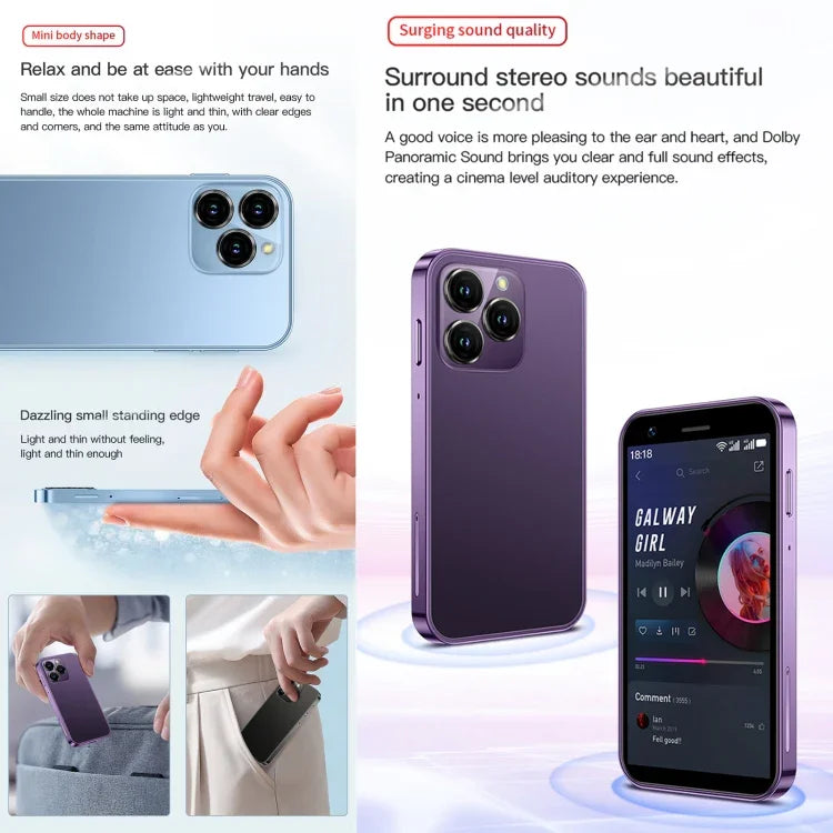 SOYES XS16, 2GB+16GB, 3,0 polegadas Android 10.0 MTK6737 Quad Core, Bluetooth, WiFi, Rede: 4G, Dual SIM, Suporte Google Play Store, 2GB+16GB