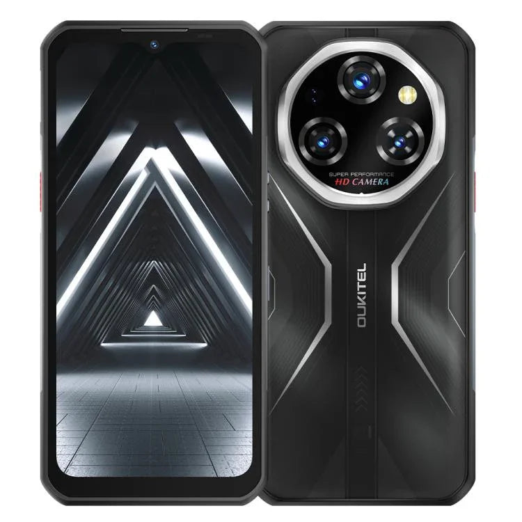 Oukitel WP55 Pro 5G Telefone Robusto, 16GB+512GB, Câmara 108MP, Identificação por Impressão Digital, 6,6 polegadas Android 15 MediaTek Dimensity 7025 Octa Core, NFC, OTG, Rede: 5G, WP55 Pro
