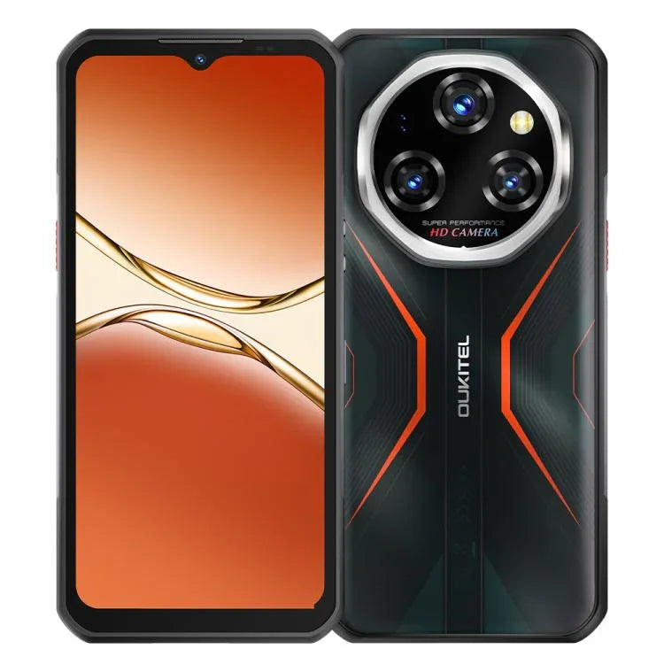 Oukitel WP55 Pro 5G Telefone Robusto, 16GB+512GB, Câmara 108MP, Identificação por Impressão Digital, 6,6 polegadas Android 15 MediaTek Dimensity 7025 Octa Core, NFC, OTG, Rede: 5G, WP55 Pro