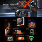 Oukitel WP55 Pro 5G Telefone Robusto, 16GB+512GB, Câmara 108MP, Identificação por Impressão Digital, 6,6 polegadas Android 15 MediaTek Dimensity 7025 Octa Core, NFC, OTG, Rede: 5G, WP55 Pro