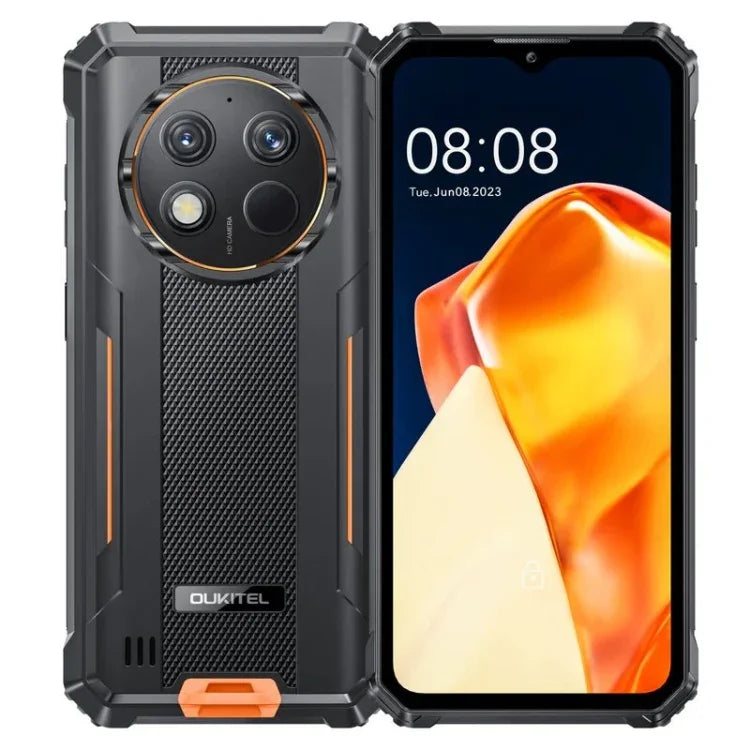 Oukitel G1 Telemóvel Resistente, 6GB+256GB, Identificação por Impressão Digital, 6,52 polegadas Android 14 T606 Octa Core, NFC, OTG, Rede: 4G