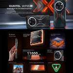 Oukitel WP55 5G Telefone Robusto, 12GB+256GB, Câmara 108MP, Identificação por Impressão Digital, 6,6 polegadas MediaTek Dimensity 7025 Octa Core, NFC, OTG, Rede: 5G, WP55