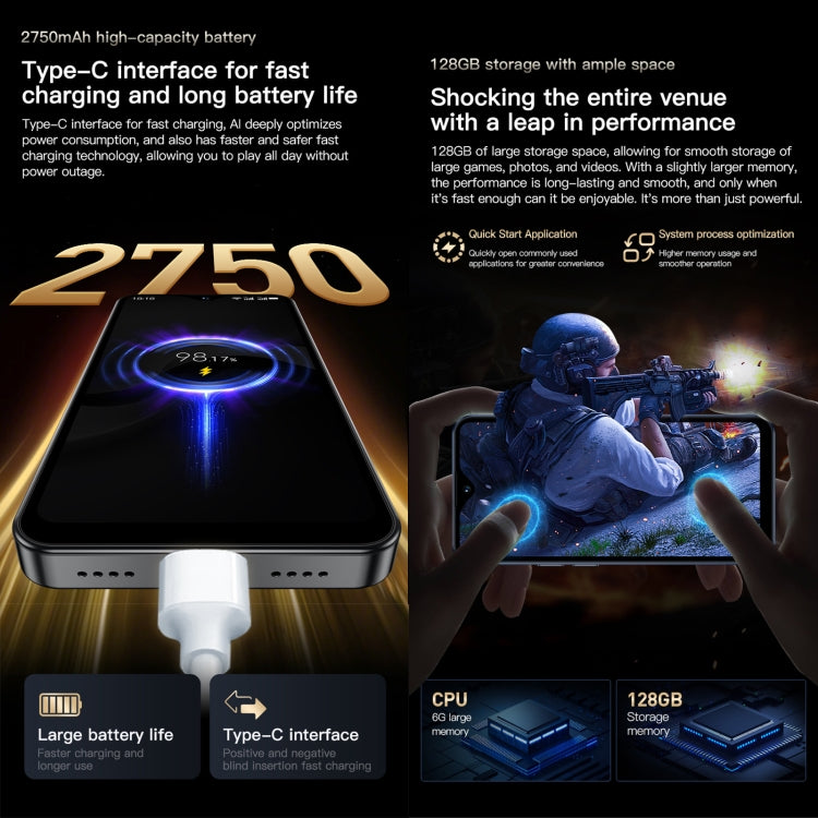 SOYES SOYES F9 Max, 4GB+64GB, 4,3 polegadas Android 12 MTK6762 Octa Core, Rede: 4G, OTG, Dual SIM, 4GB+64GB