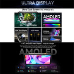 Ulefone Armor 28 Pro Telefone Robusto, 16GB+512GB, Visão Noturna, 10600mAh, 6,67 polegadas + 1,04 polegadas Android 15 MediaTek Dimensity 7300 Octa Core, Rede: 5G, NFC