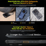 Ulefone Armor X32 Telefone Robusto, 8GB+256GB, Visão Noturna, 5,65 polegadas Android 14 MediaTek Helio G91 Octa Core, Rede: 4G, NFC, OTG