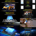 Ulefone Armor X32 Telefone Robusto, 8GB+256GB, Visão Noturna, 5,65 polegadas Android 14 MediaTek Helio G91 Octa Core, Rede: 4G, NFC, OTG