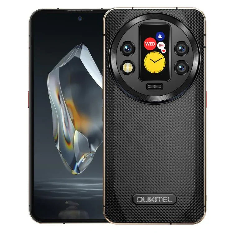 Oukitel WP200 Pro 5G Telefone Robusto, 24GB+1TB, Impressão Digital no Ecrã, 6,7 polegadas Android 15.0 MTK Dimensity 8200 Octa-Core, NFC, OTG, Rede: 5G
