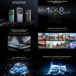 Oukitel WP200 Pro 5G Telefone Robusto, 24GB+1TB, Impressão Digital no Ecrã, 6,7 polegadas Android 15.0 MTK Dimensity 8200 Octa-Core, NFC, OTG, Rede: 5G