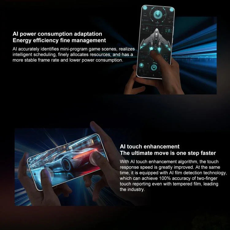 Honor X60 GT, 12GB+256GB, Impressão Digital no Ecrã, 6,7 polegadas MagicOS 9.0 Android 15.0 Snapdragon 8+ Gen 1 Octa Core, Rede: 5G, OTG, NFC, 12GB+256GB