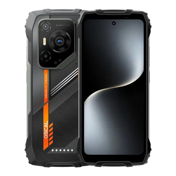 Blackview Oscal Pilot 3 5G Telemóvel Resistente, 12GB+256GB, Câmara de Visão Noturna, 6,56 polegadas Android 15 MediaTek Dimensity 6300 Octa Core, Rede: 5G, OTG, NFC