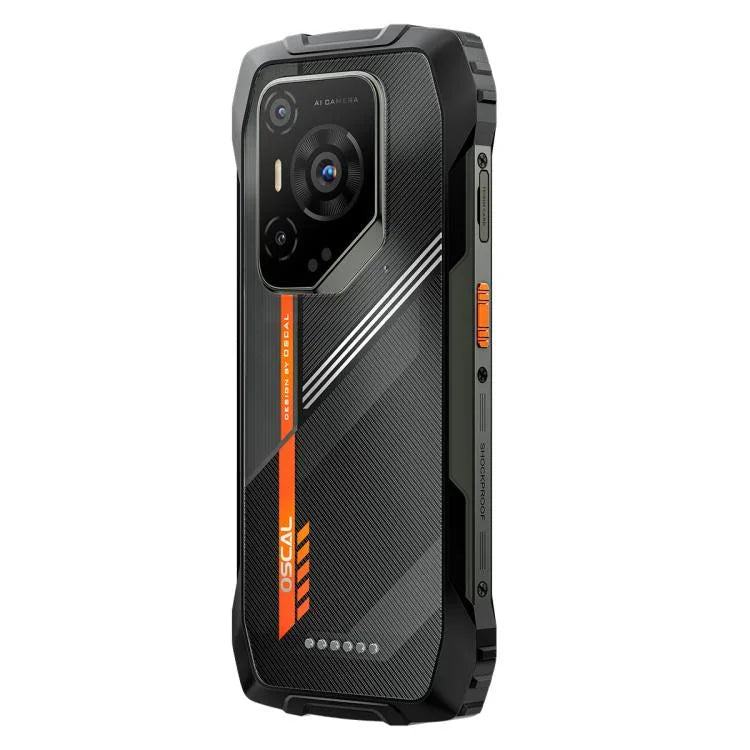 Blackview Oscal Pilot 3 5G Telemóvel Resistente, 12GB+256GB, Câmara de Visão Noturna, 6,56 polegadas Android 15 MediaTek Dimensity 6300 Octa Core, Rede: 5G, OTG, NFC