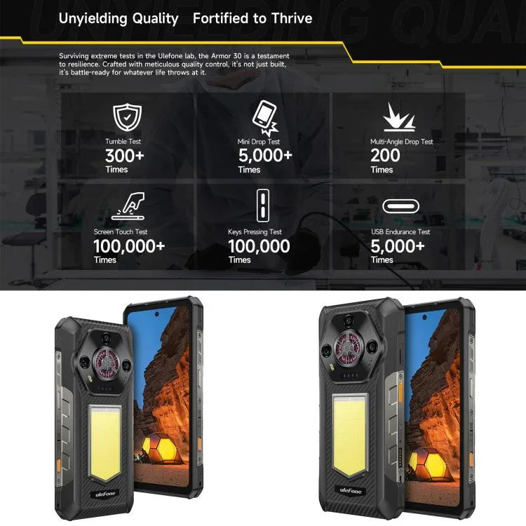 Ulefone Armor 30, 12GB+512GB, Visão Noturna, Telemóvel Resistente IP68/IP69K, 6,95 polegadas Android 15 MediaTek Helio G100 Octa Core, Rede: 4G, NFC, OTG, Armor 30