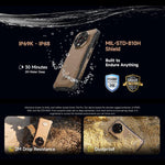 Ulefone Armor X16 Pro, 5GB+256GB, Visão Noturna, Telemóvel Resistente IP68/IP69K, 6,56 polegadas Android 15 MediaTek Dimensity 6300 Octa Core, Rede: 5G, NFC, OTG, Armor X16 Pro, 8GB+256GB