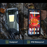 Telemóvel robusto Unihertz Tank 4 Pro com projetor, 16GB+512GB, visão noturna, ecrã de 6.73 polegadas Android 13 Dimensity 8300 Octa Core, rede: 5G, NFC, 16GB+512GB