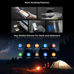Oukitel WP100 Telemóvel Resistente com Medidor de Distância a Laser, 12GB+512GB, Câmara 200MP, Identificação por Impressão Digital, 6,8 polegadas Android 14 MediaTek Dimensity 7300 Octa Core, NFC, OTG, Rede: 5G, WP100