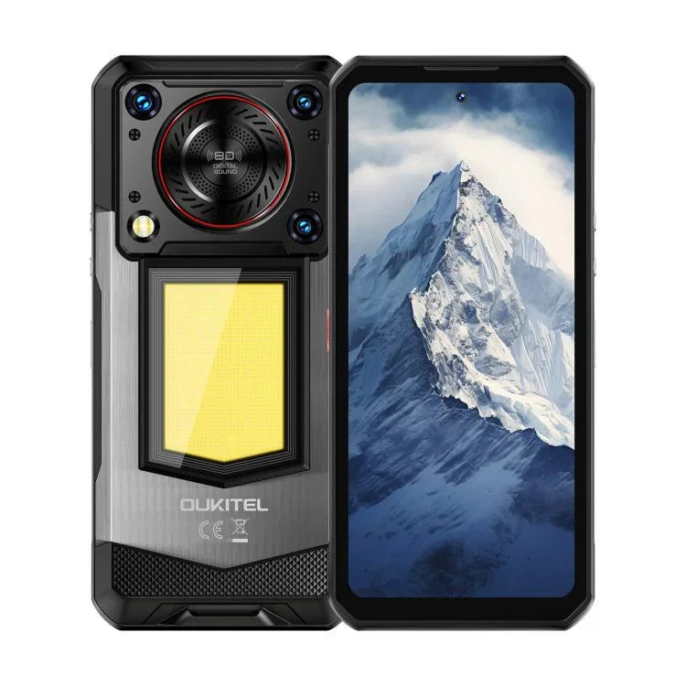 Oukitel WP56 Telemóvel Resistente, 12GB+512GB, Câmara 108MP, Identificação por Impressão Digital, 6,8 polegadas Android 15 MTK Dimensity 7050 Octa Core, NFC, OTG, Rede: 5G