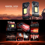 Oukitel WP56 Telemóvel Resistente, 12GB+512GB, Câmara 108MP, Identificação por Impressão Digital, 6,8 polegadas Android 15 MTK Dimensity 7050 Octa Core, NFC, OTG, Rede: 5G